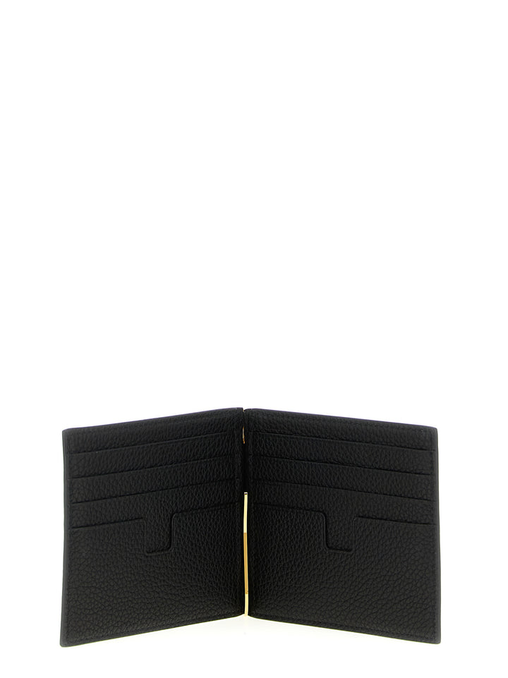 Tom Ford Hammered Leather Card Holder Wallets and Card Holders - Black | adf783016e98b79f65c86709641d895aabd40720