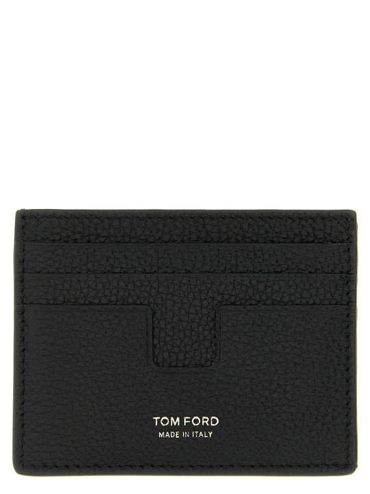 T Line Wallets And Card Holders Black