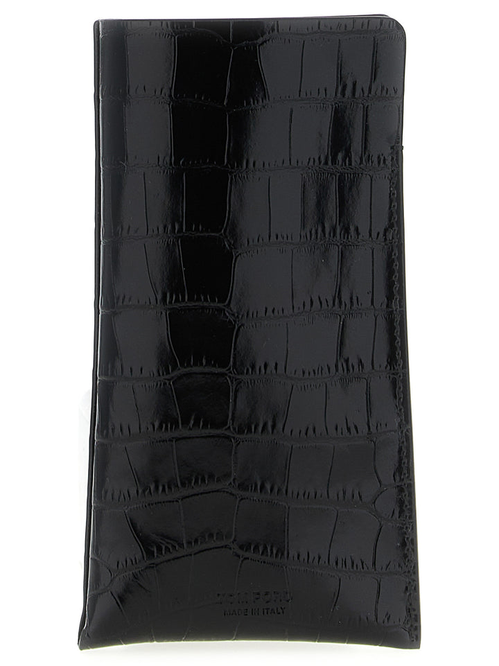 Tom Ford Leather Spectacle Case Sunglasses - Black | e4b576b5c6a7645387b3aaebbf0a578abccb1955