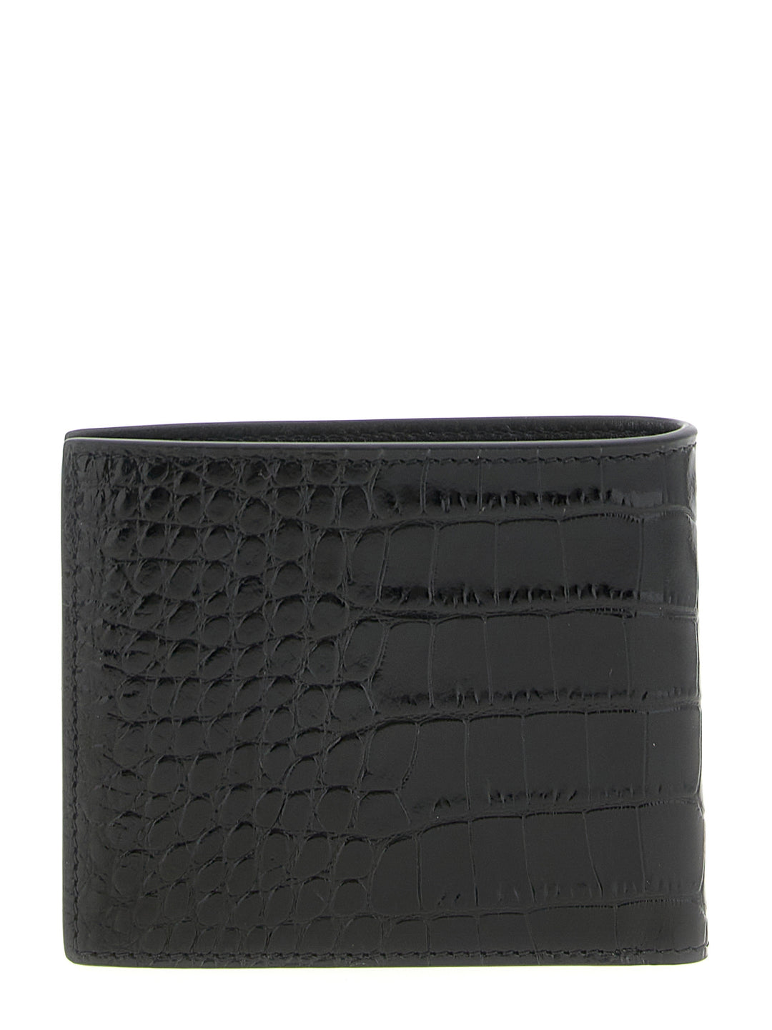 Tom Ford Crocodile Wallet Wallets and Card Holders - Black | 0b740789e9a8db377681f7332194a459ced6366a