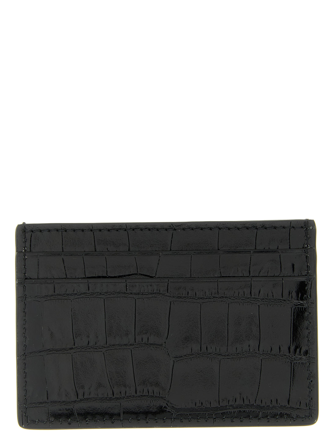 Tom Ford Crocodile Card Holder Wallets and Card Holders - Black | a61317c54cbfb28c645689cb2224b4bdecb611f0