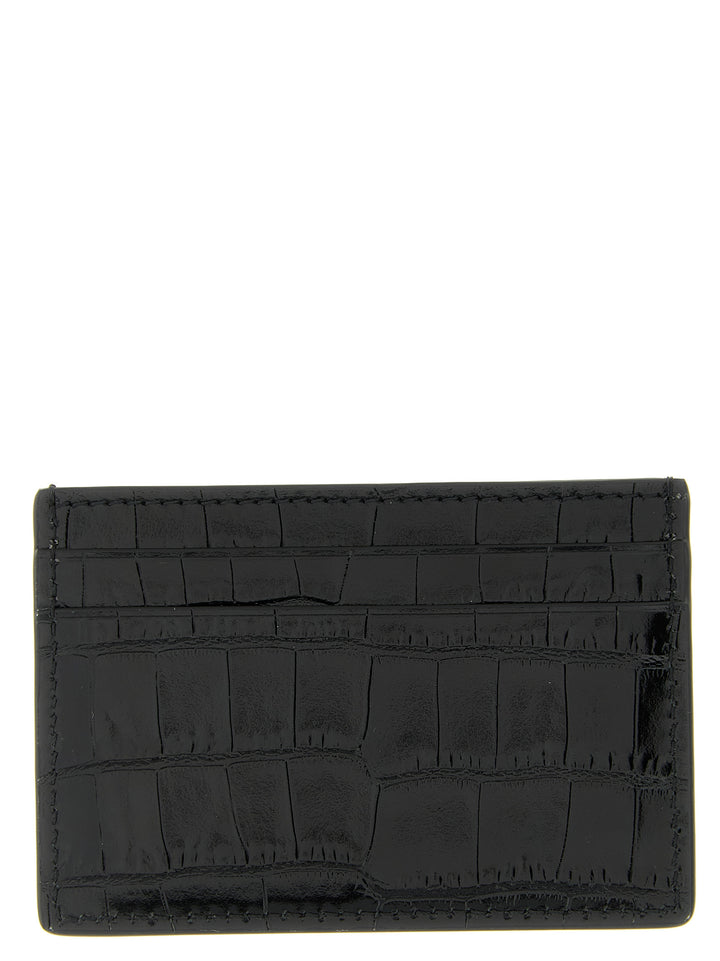 Tom Ford Crocodile Card Holder Wallets and Card Holders - Black | a61317c54cbfb28c645689cb2224b4bdecb611f0