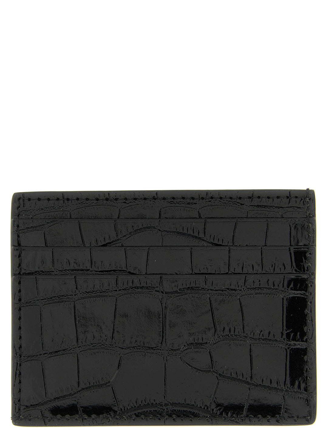 Tom Ford Crocodile Leather Card Holder Wallets and Card Holders - Black | 276f081ee107de5a7b8f93ea4efa564bbfea105c