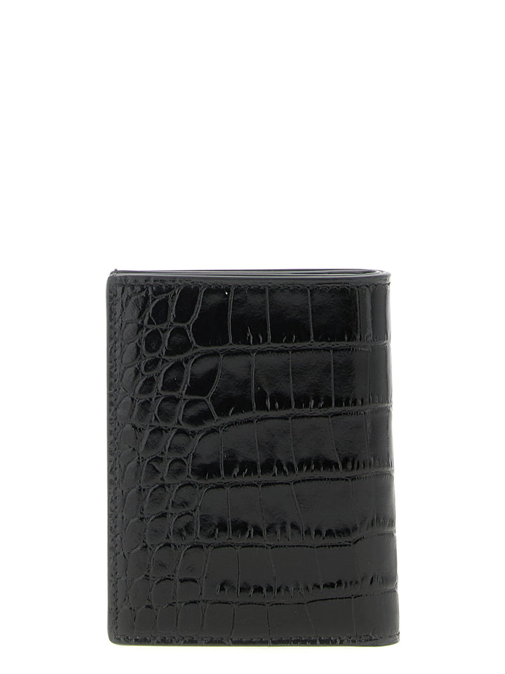 Tom Ford Cardholder Stmpa Crocodile Wallets and Card Holders - Black | a268741609074baa1c68496531fbaebcc126b146