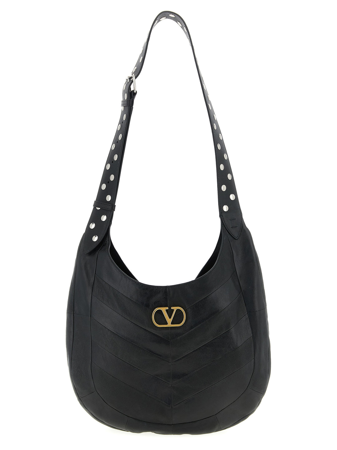 Valentino Garavani Hoboho Shoulder Bags - Black | 156097555724e6ff83e0bfaaff5fc0fdbe62c659