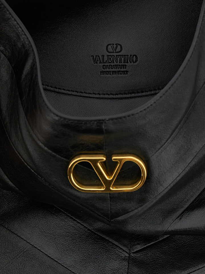 Valentino Garavani Hoboho Shoulder Bags - Black | 2d1cceb955fb4a9e76b1f8297bae6d1b1fa4ce86