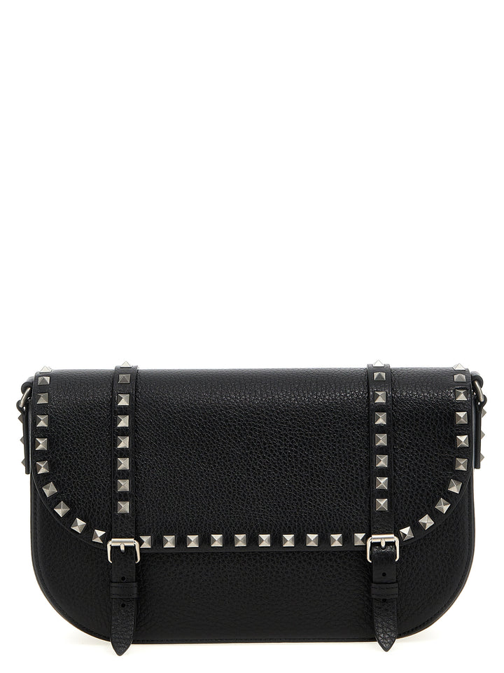 Valentino Garavani Rockstud Crossbody Bags - Black | cc459e8caa8ec8d64acae9c327ca3553577a1cef