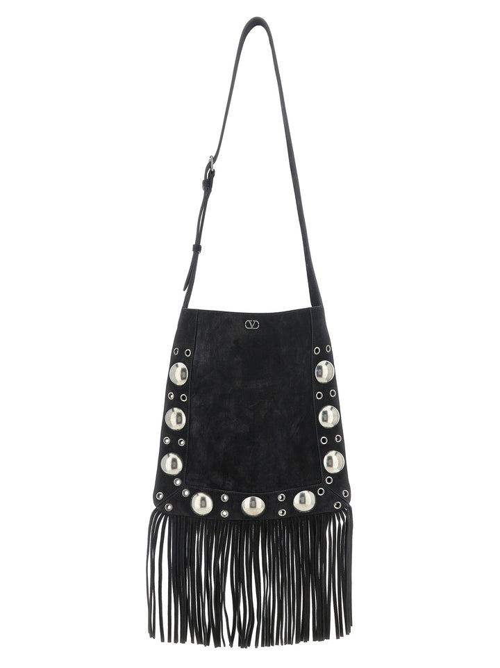 Valentino Garavani Nellcôte Shoulder Bags - Black | c8f8ba5d5c65844733f67c134a7ba6ad2bc8e15c
