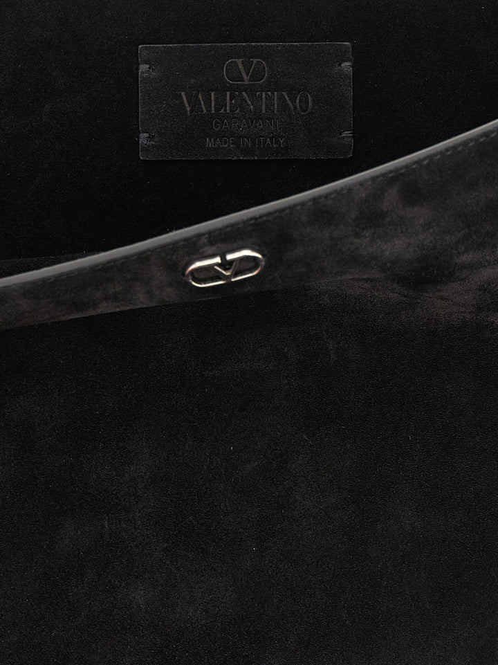 Valentino Garavani Nellcôte Shoulder Bags - Black | c759fb74e126ec5c4268b4c8cd8a558789aae1b1