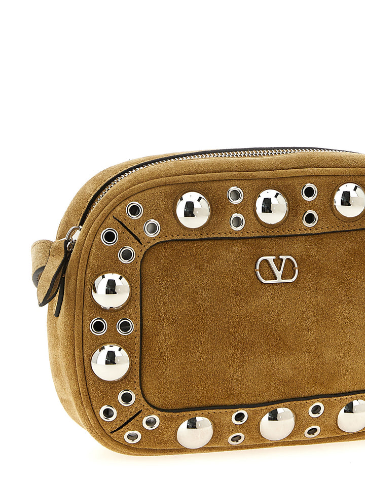 Valentino Garavani Nellcôte Crossbody Bags - Beige | e1b1de6fb9a78f977781ee10eef4a51bd146bdf3