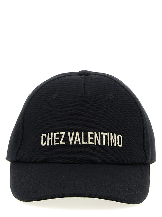 Chez Valentino Hats Black