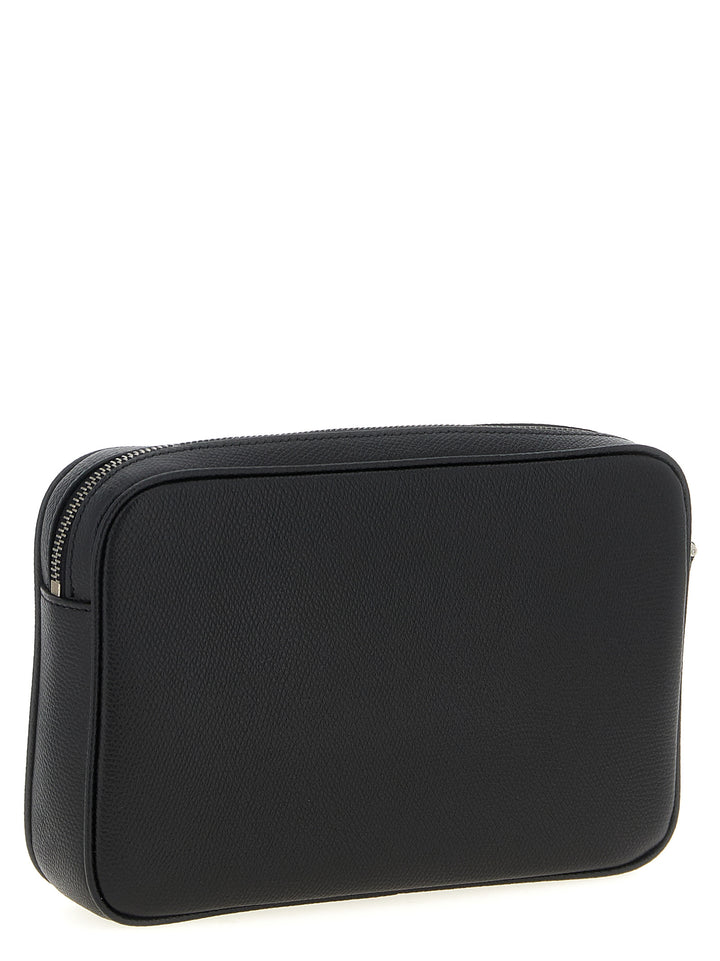 Valentino Garavani Valentino Garavani Vlogo Signature  Bag Clutch - Black | e6abe27e5a3f33abbd4536f08e7c37991804a239