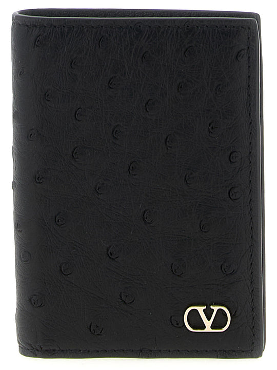 Valentino Garavani Vlogo Signature Cardholder Wallets And Card Holders Black