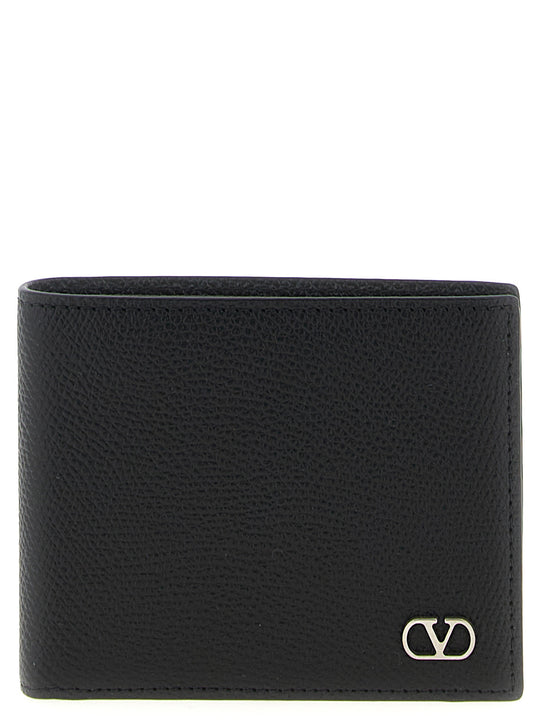 Valentino Garavani Vlogo Signature Wallet Wallets And Card Holders Black
