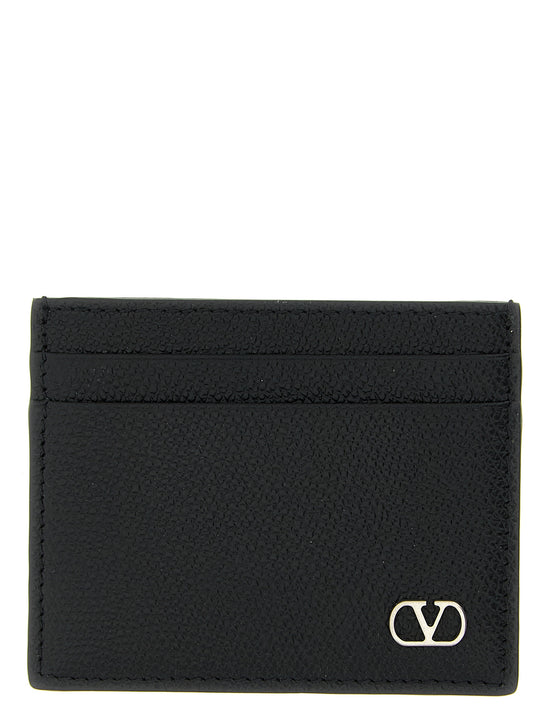 Valentino Garavani Vlogo Signature Cardholder Wallets And Card Holders Black