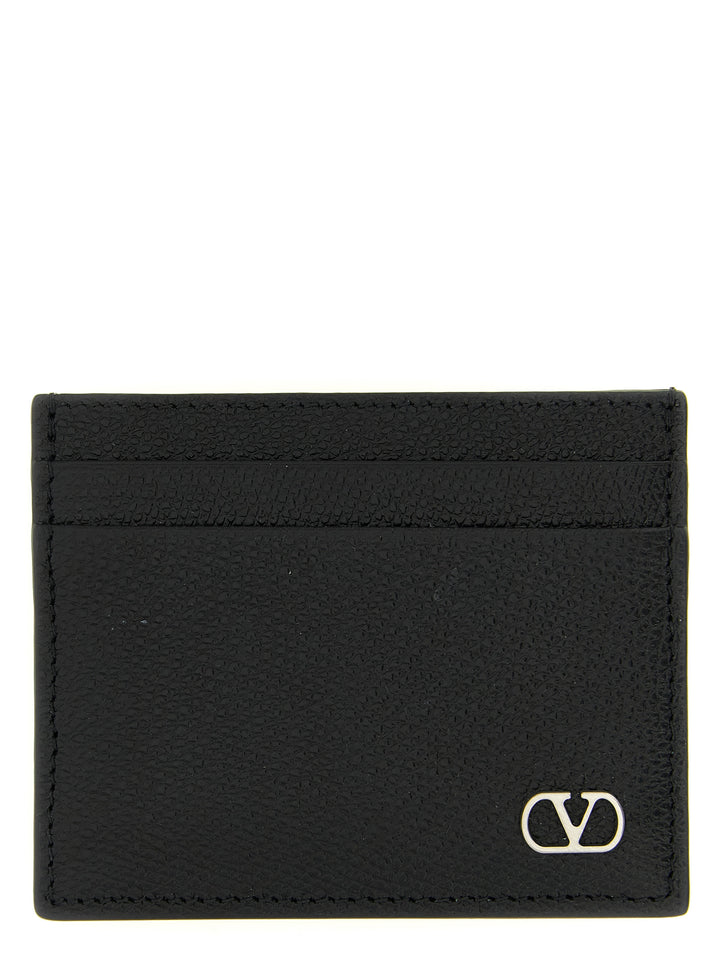 Valentino Garavani Valentino Garavani Vlogo Signature Cardholder Wallets and Card Holders - Black | 8ff67116e8f803fa8ccf2632440eb9f845531c74