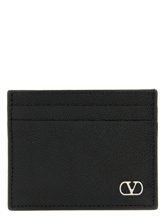 Valentino Garavani Vlogo Signature Cardholder Wallets And Card Holders Black