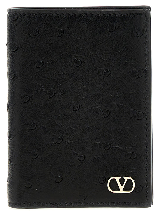 Valentino Garavani Vlogo Cardholder Wallets And Card Holders Black