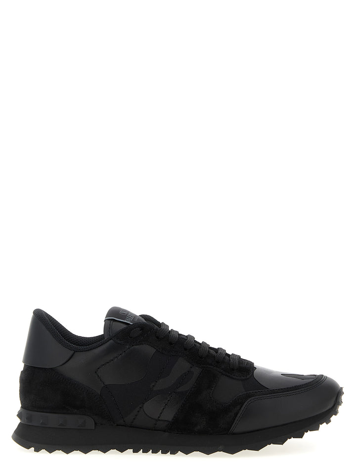 Valentino Garavani Rockrunner Sneakers - Black | 08a1839bcadf8502633e43a9c4ef4918b0ec45a9