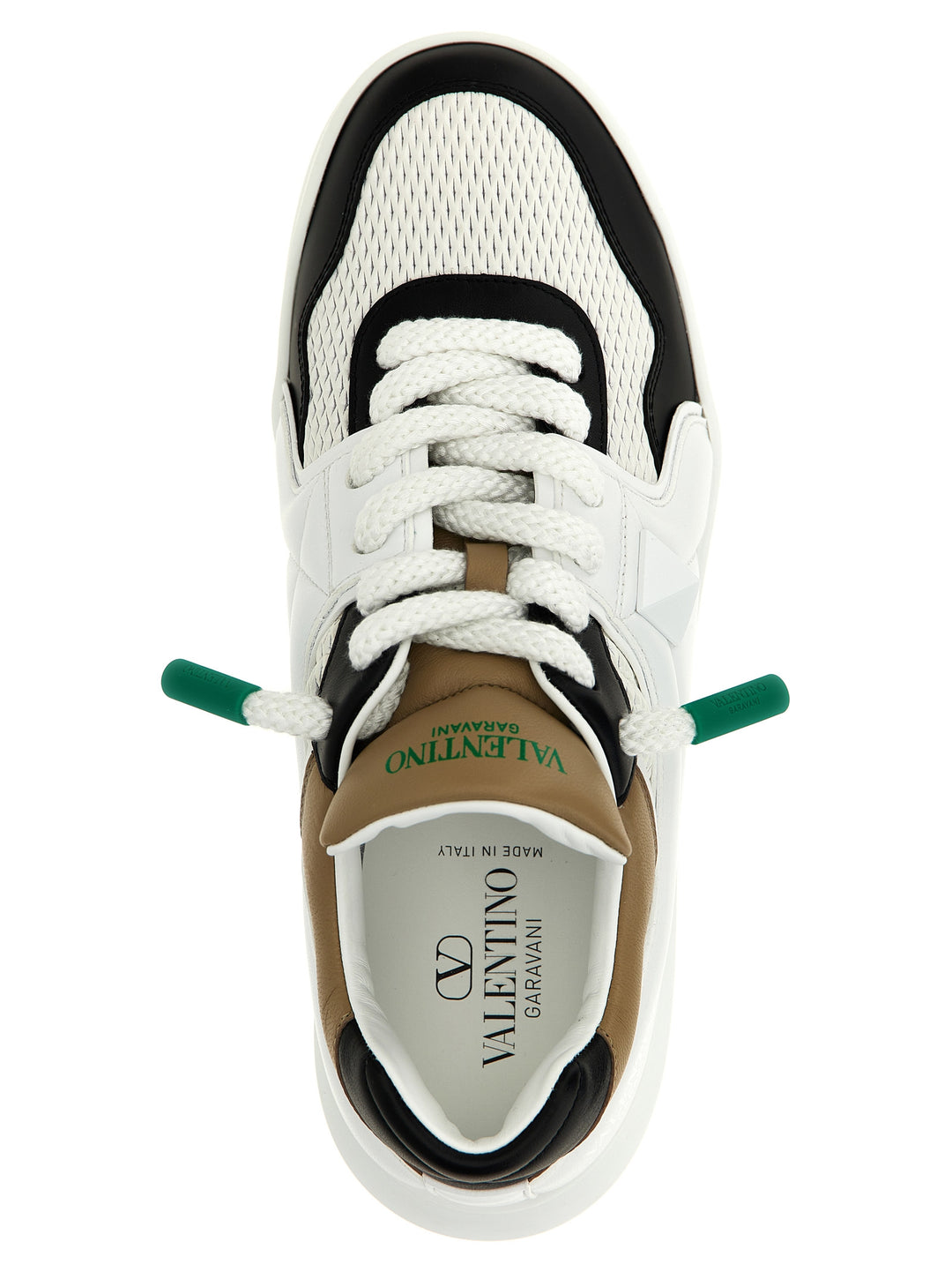 Valentino Garavani One Stud Xl Sneakers - White/Black | 03af93112737230edb68f444c39da79f14d36830