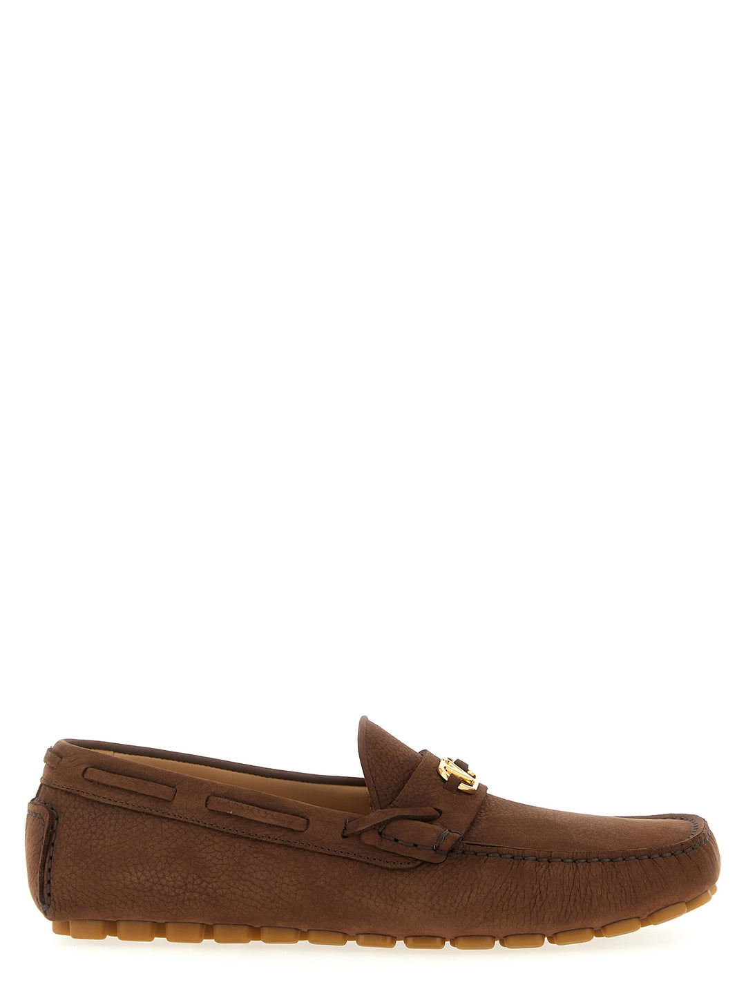 Valentino Garavani Driver Fastaway Loafers - Brown | 24831f48119d5ffa5e5fd40bf1884888a693f988