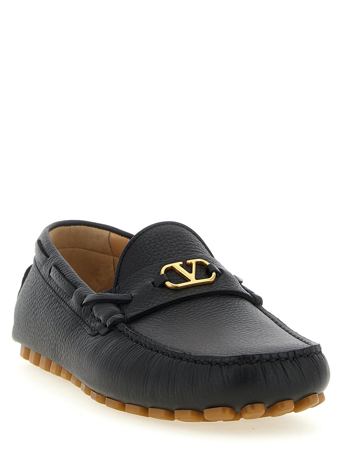 Valentino Garavani Driver Fastaway Loafers - Black | f5dc9bce228b6746884fe5139ddec6586b97184f