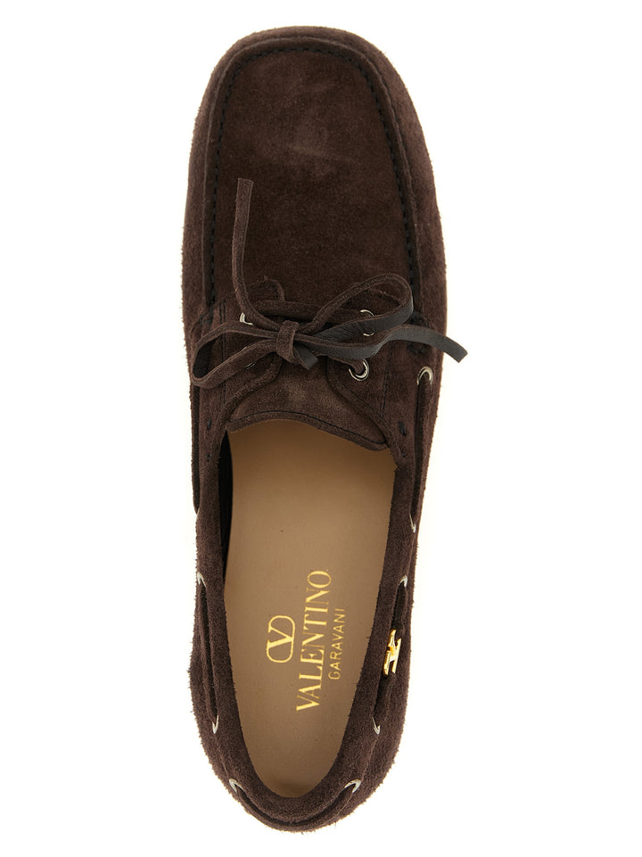 Valentino Garavani Palm Avenue Loafers - Brown | 001fdd99606185ddab478ebb3b4f0ced7a24ce83