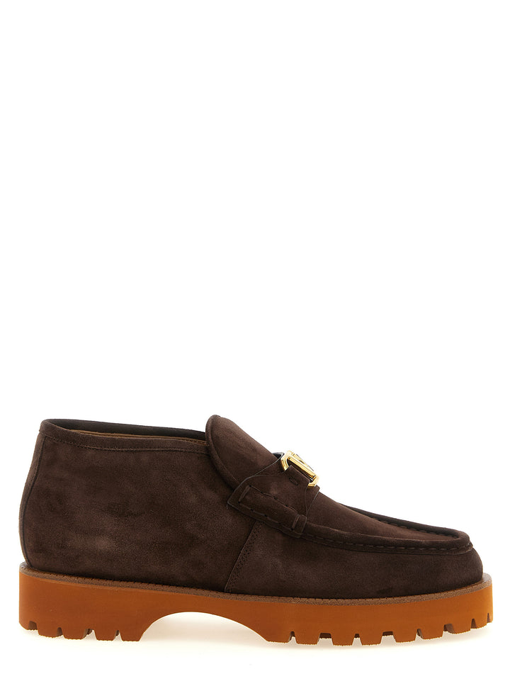 Valentino Garavani Lord Chunky Boots and Ankle Boots - Brown | 157ef36f4b64c1e7a1cb3d7551485419cc372f95
