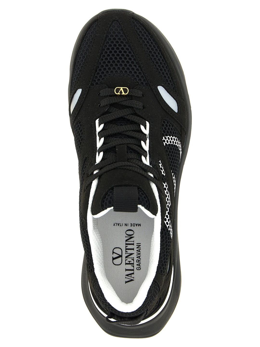 Valentino Garavani Demivee Sneakers - White/Black | f25cc10a418b87d0c55d991e3c0a0a910ab65bd1