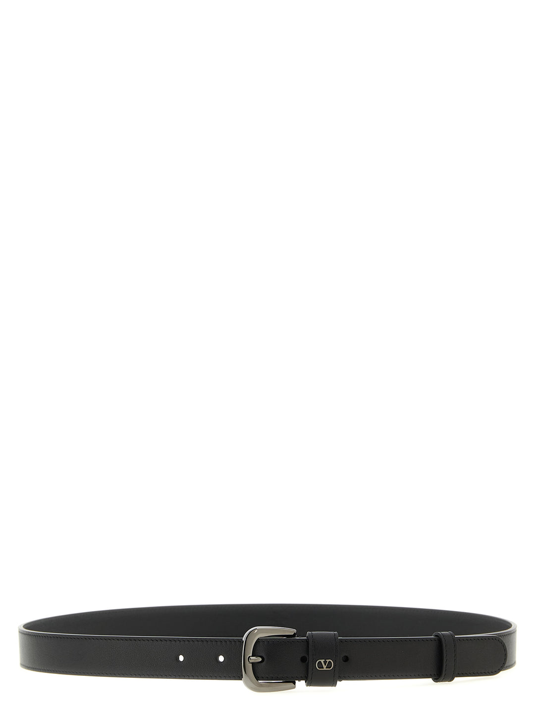 Valentino Garavani Valentino Garavani Vlogo Signature Belt Belts - Black | 78ddda12ce54bcecf19bfb96011d59c5cc57a212