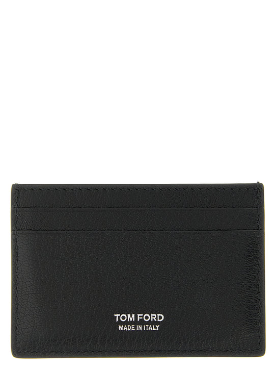T Line Wallets And Card Holders Black