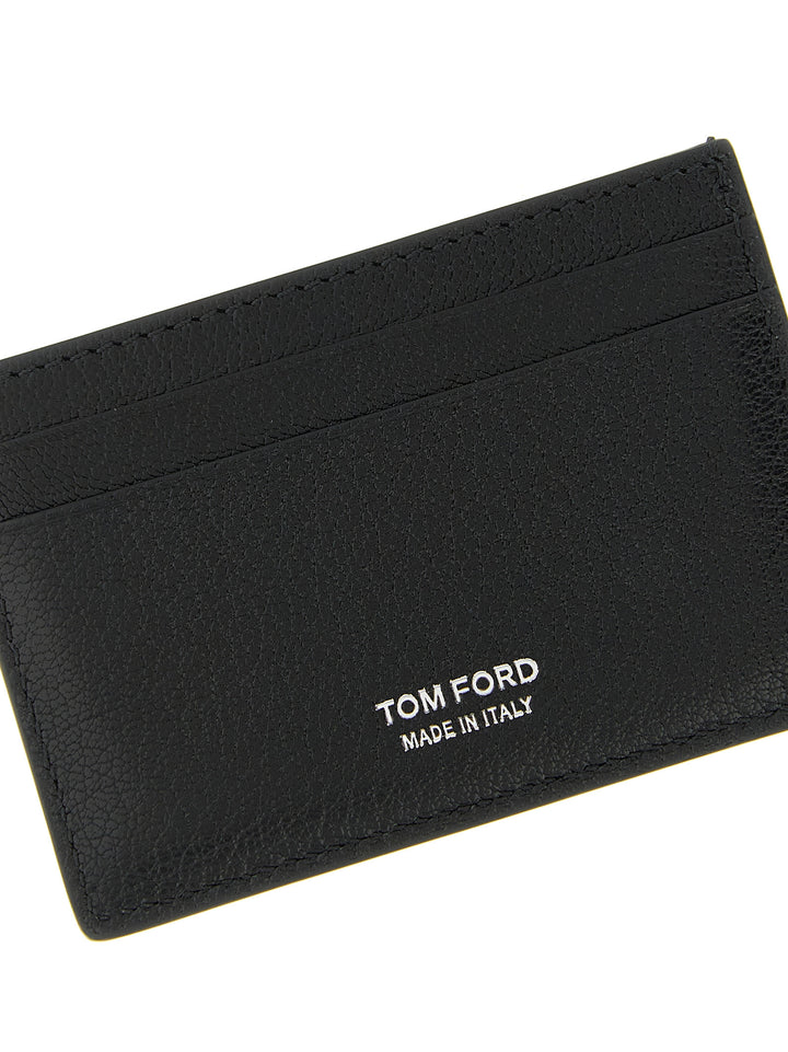 Tom Ford T Line Wallets and Card Holders - Black | 2a4a97feacddb32492c047747bf93a5f6608923c