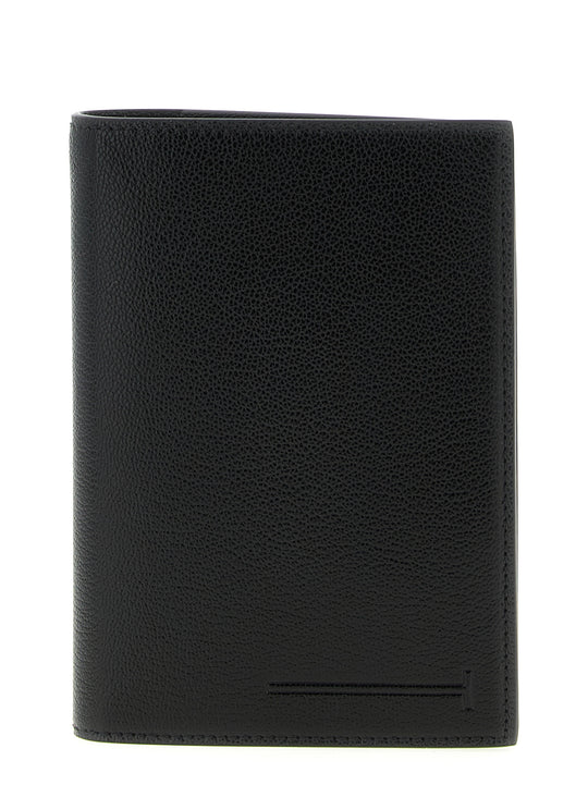 T Line Wallets And Card Holders Black