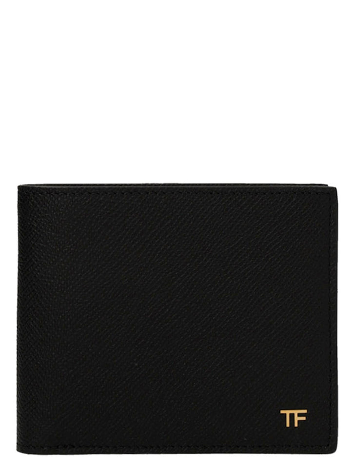 Tom Ford Logo Leather Wallet Wallets and Card Holders - Black | d1696fd27fa7f427b42b12d00e6fa97c9fcf4f16