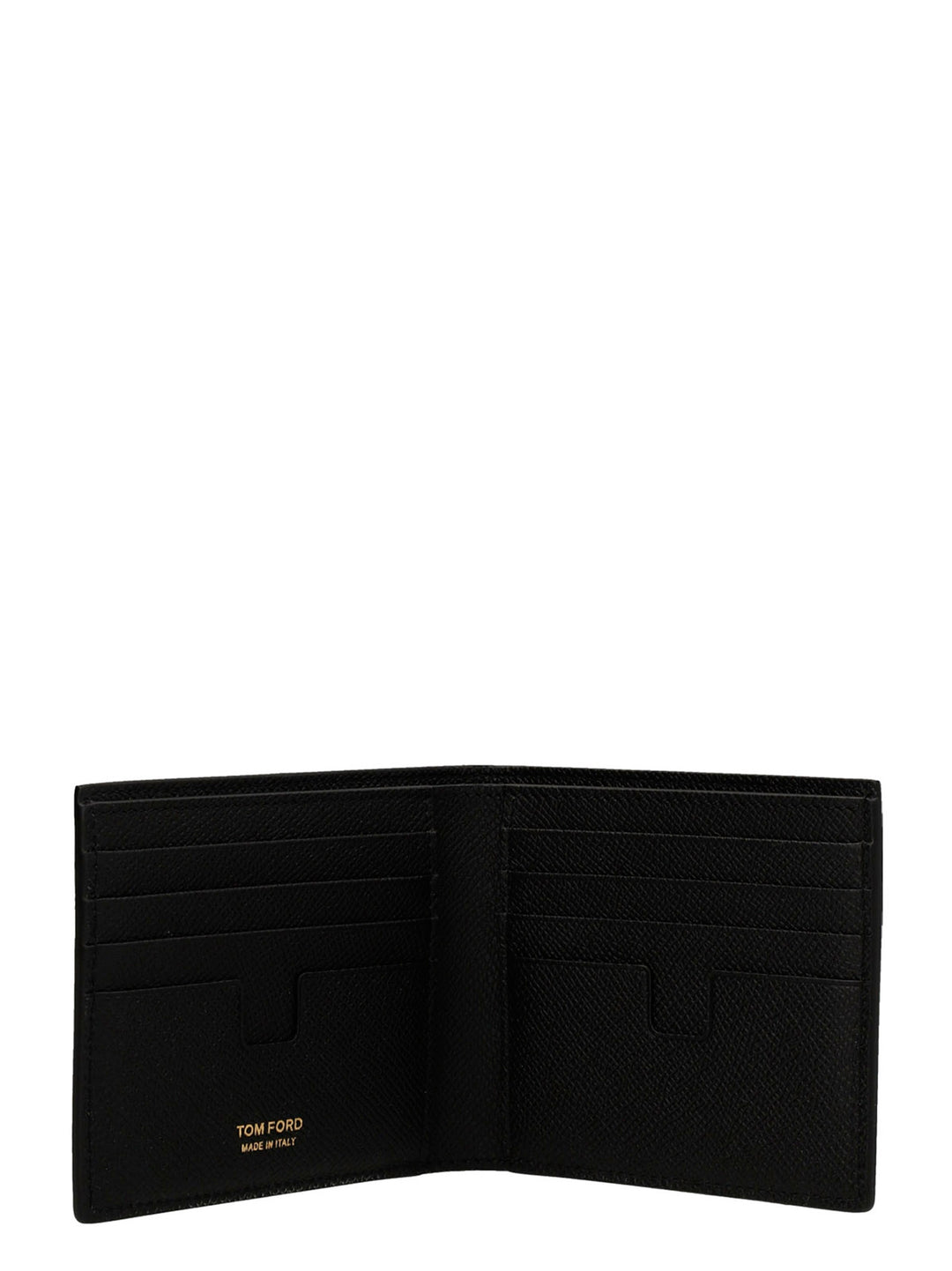 Tom Ford Logo Leather Wallet Wallets and Card Holders - Black | 49c5e027b2529c5d1c5abf43521f2a6af4dfd9e2