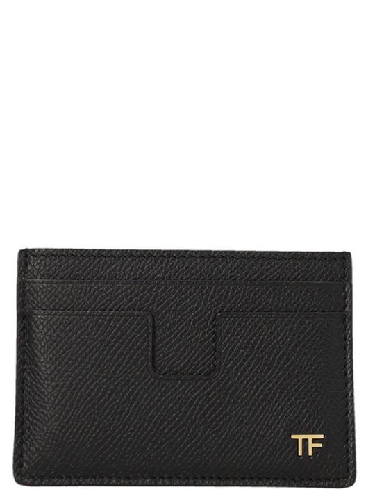 Logo Card Holder Wallets And Card Holders Black