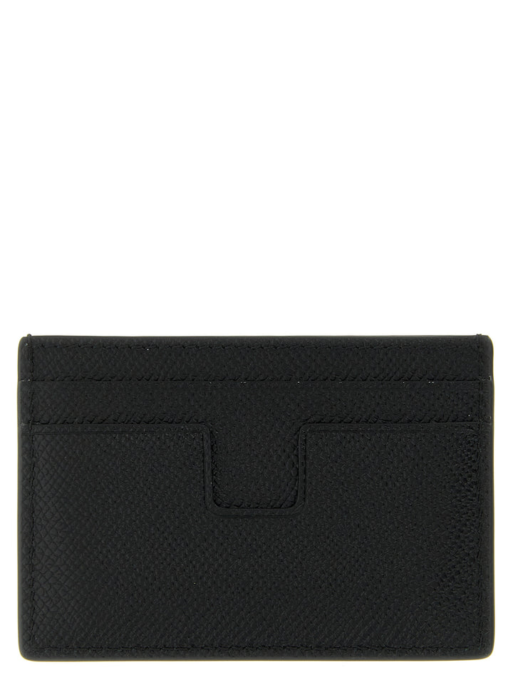 Tom Ford Small Grain Leather Cardholder Wallets and Card Holders - Black | 503ff58dd9417924269428ad328ea2c9de1c94c1
