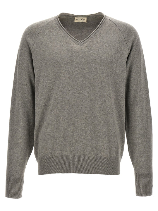 V-Neck Sweater Sweaters And Cardigans Gray