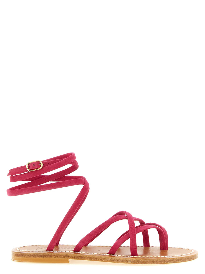 K.Jacques Saint Tropez Zenobie Sandals - Fuchsia | 8dda77db4ed2ea5fe05c3ea6ec2edb0c6c162e3a