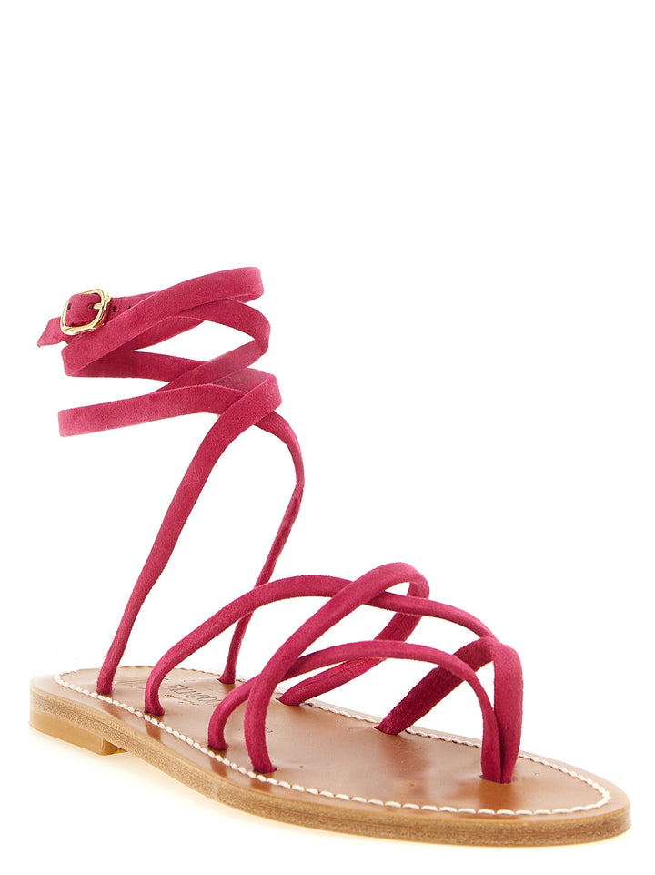 K.Jacques Saint Tropez Zenobie Sandals - Fuchsia | c9a98e200b9e97cad392171629c5f24a880b8f06