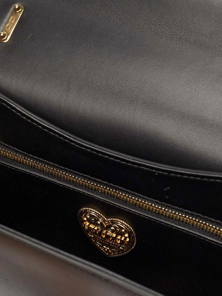 Dolce & Gabbana Devotion Bag Crossbody Bags - Black | 74af960206a0039daf5e04fdda4a55e921249519