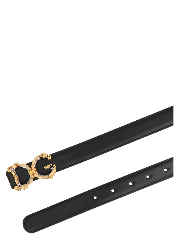 Dolce & Gabbana Dg Girl Belts - Black | 9a82b8a1f90c8ed8dfe02e018df04dadb3c2dbe3