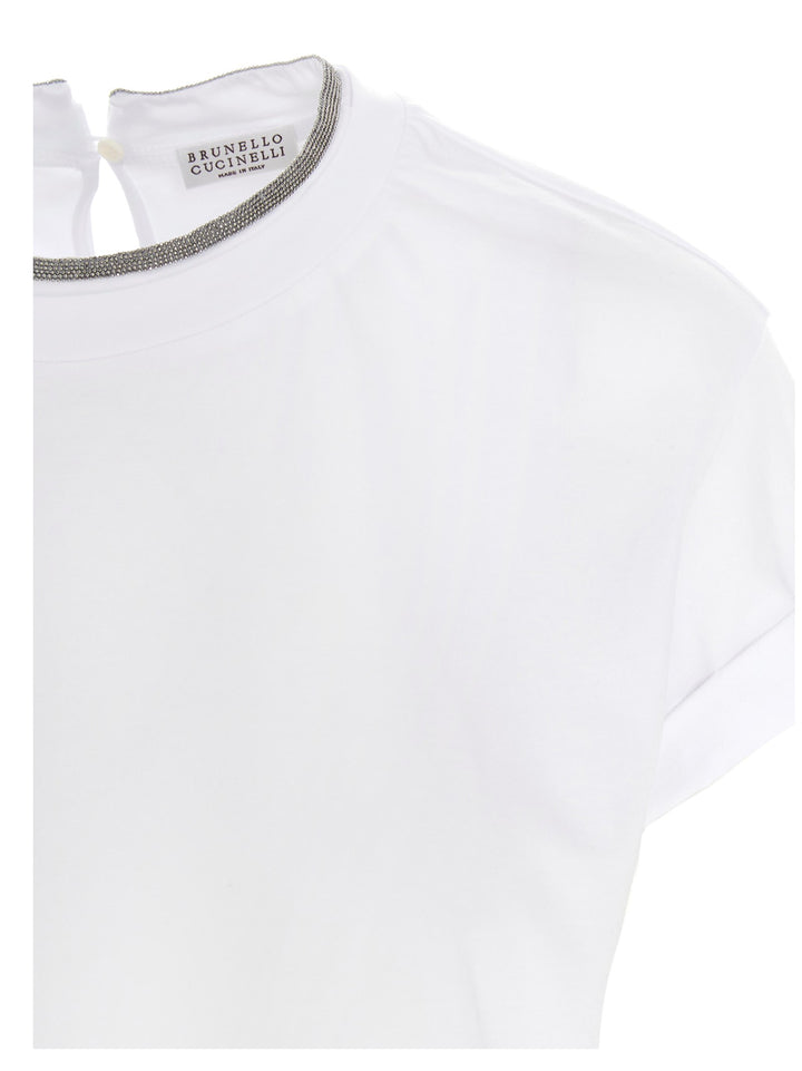 Brunello Cucinelli Monile Jersey T-shirt - White | bb1d2dc08709ffdafe784e22c55d75535be9acf7
