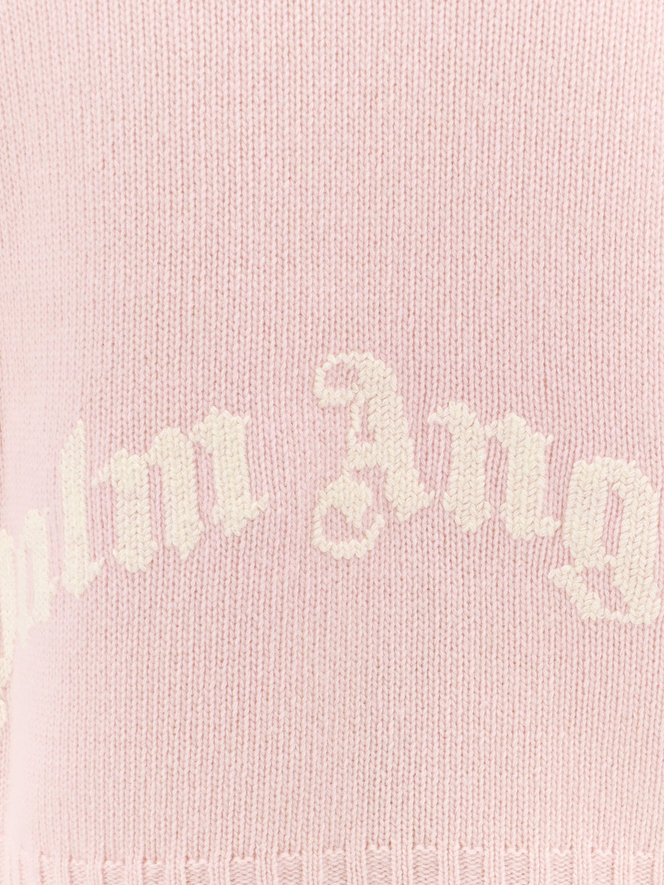 Shop Palm Angels Sweater In Black/white