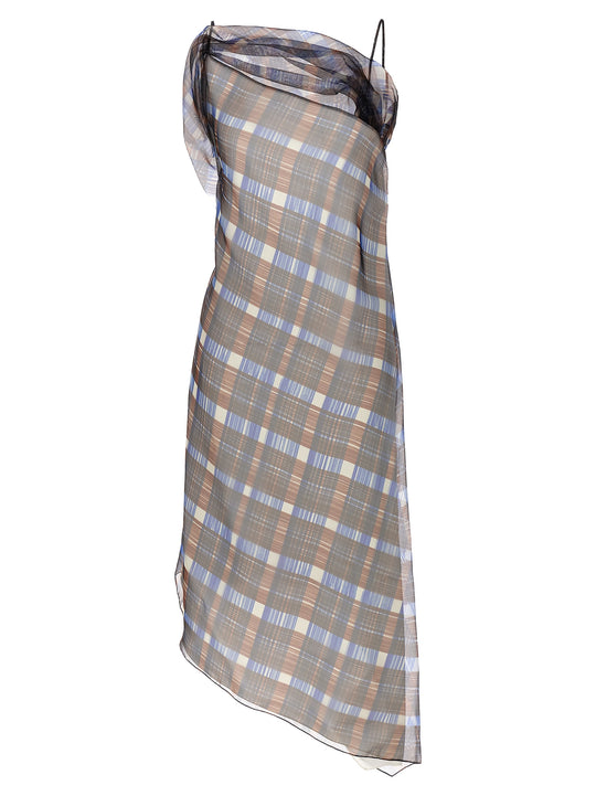 Asymmetrical Dress Dresses Multicolor