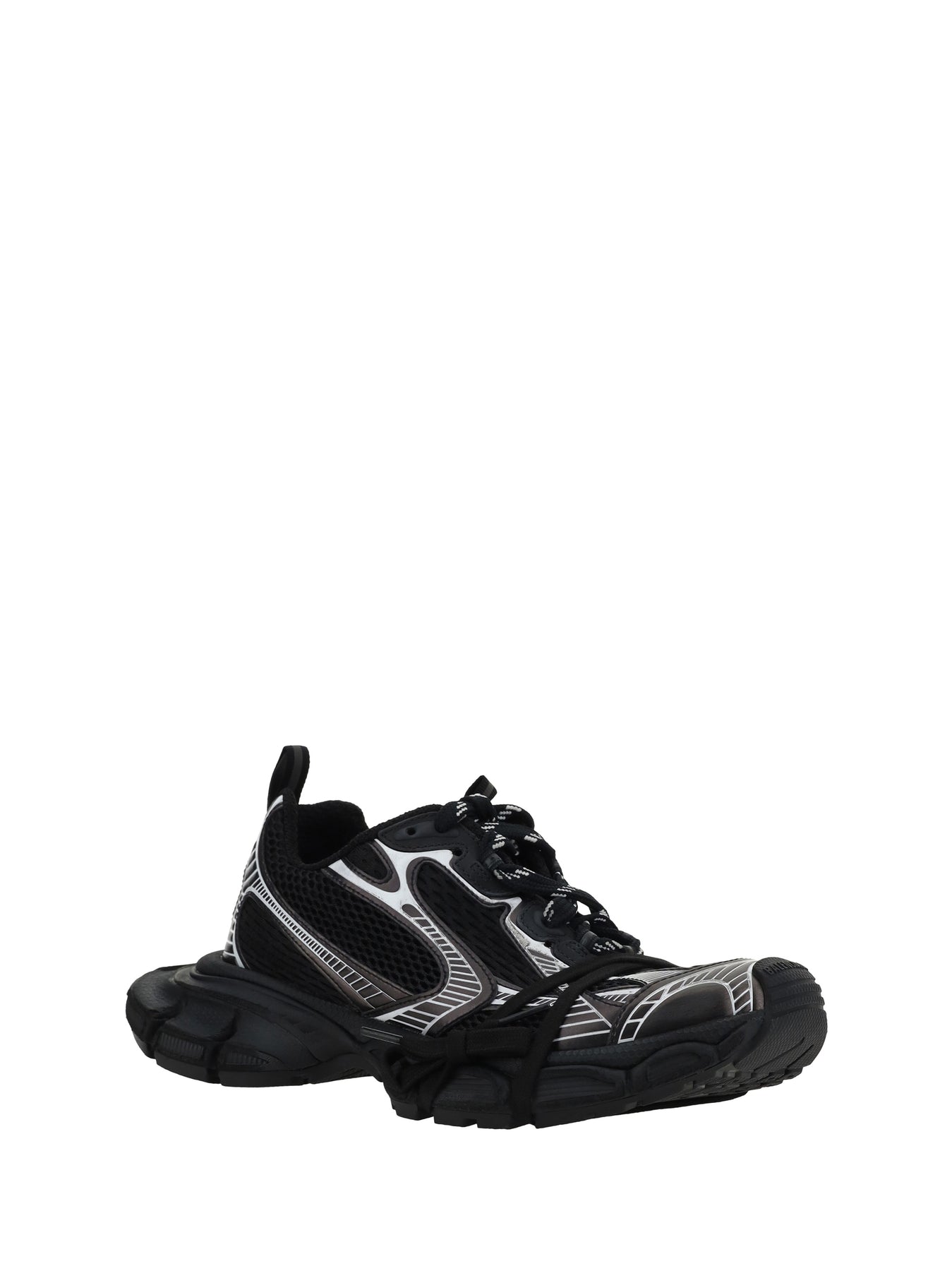 Shop Balenciaga Sneakers 3xl In Black/white