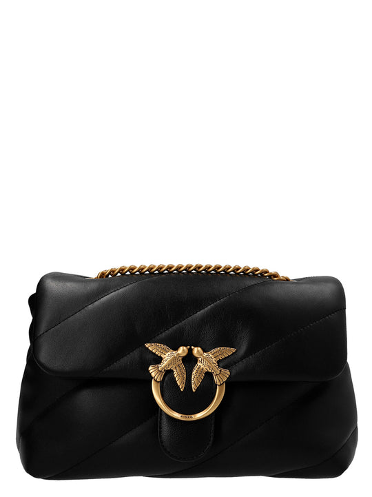 Classic Love Puff Crossbody Bags Black
