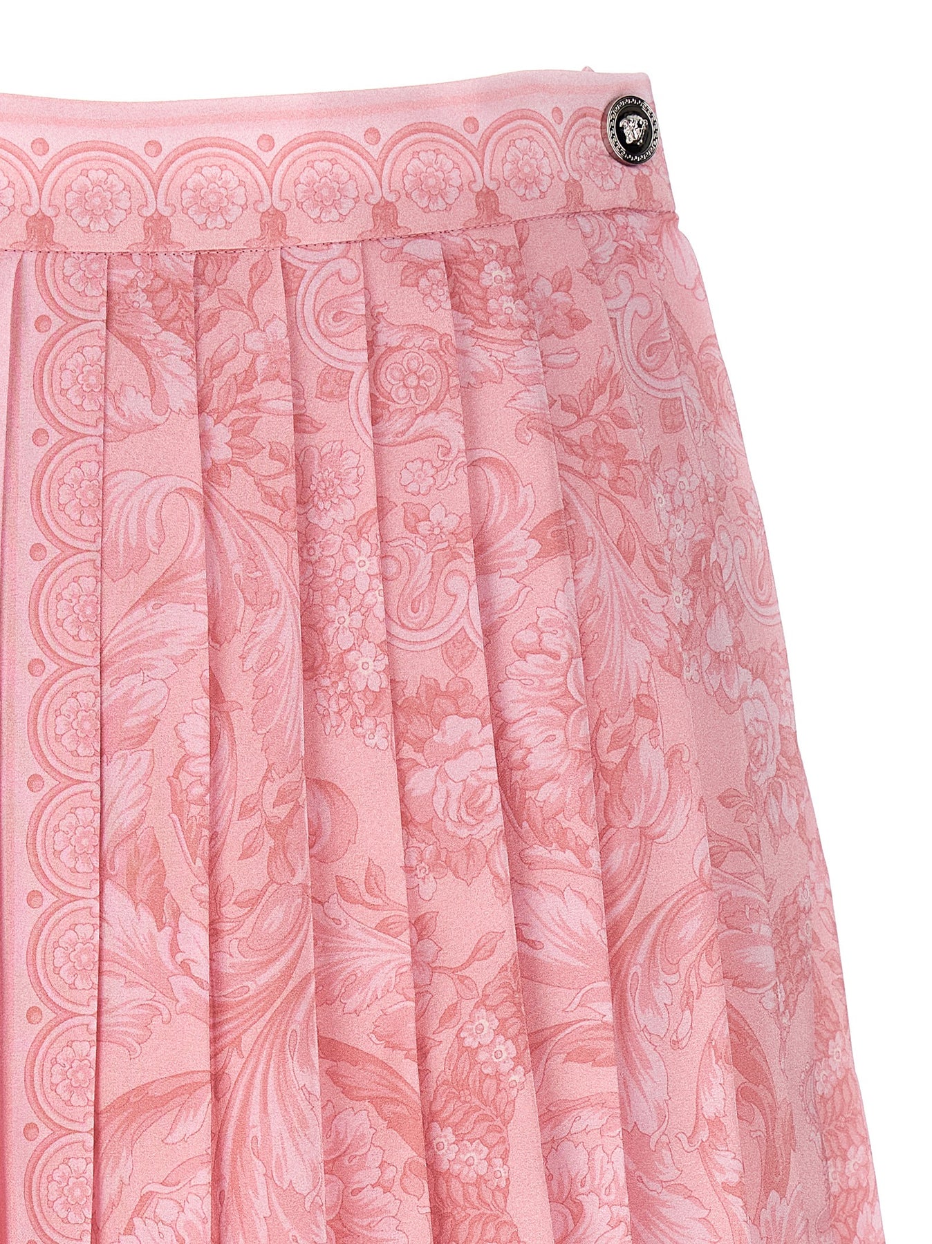 Shop Versace Barocco Skirts Pink