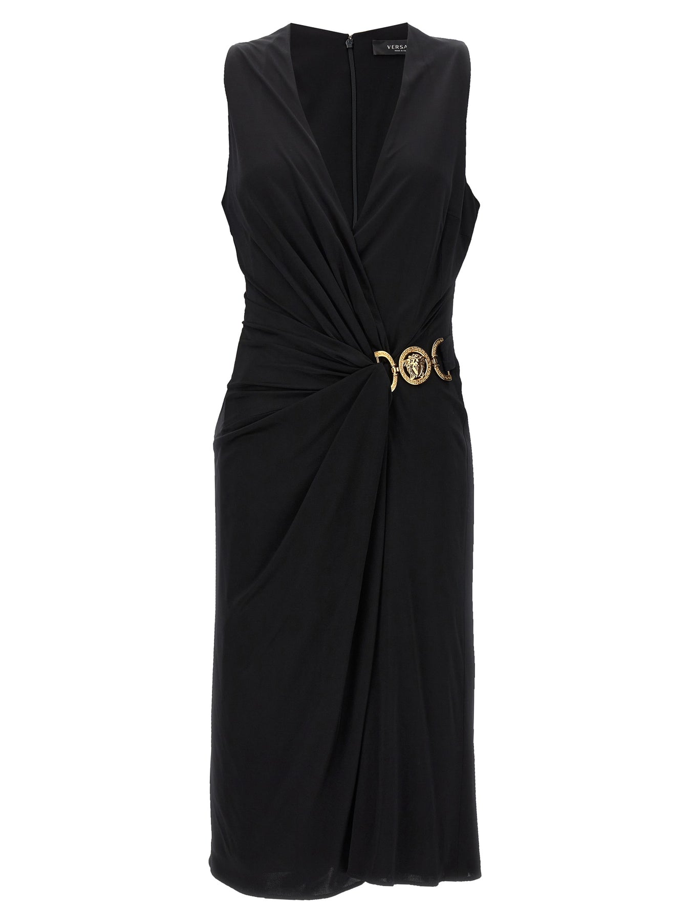 Shop Versace Medusa Dresses Black