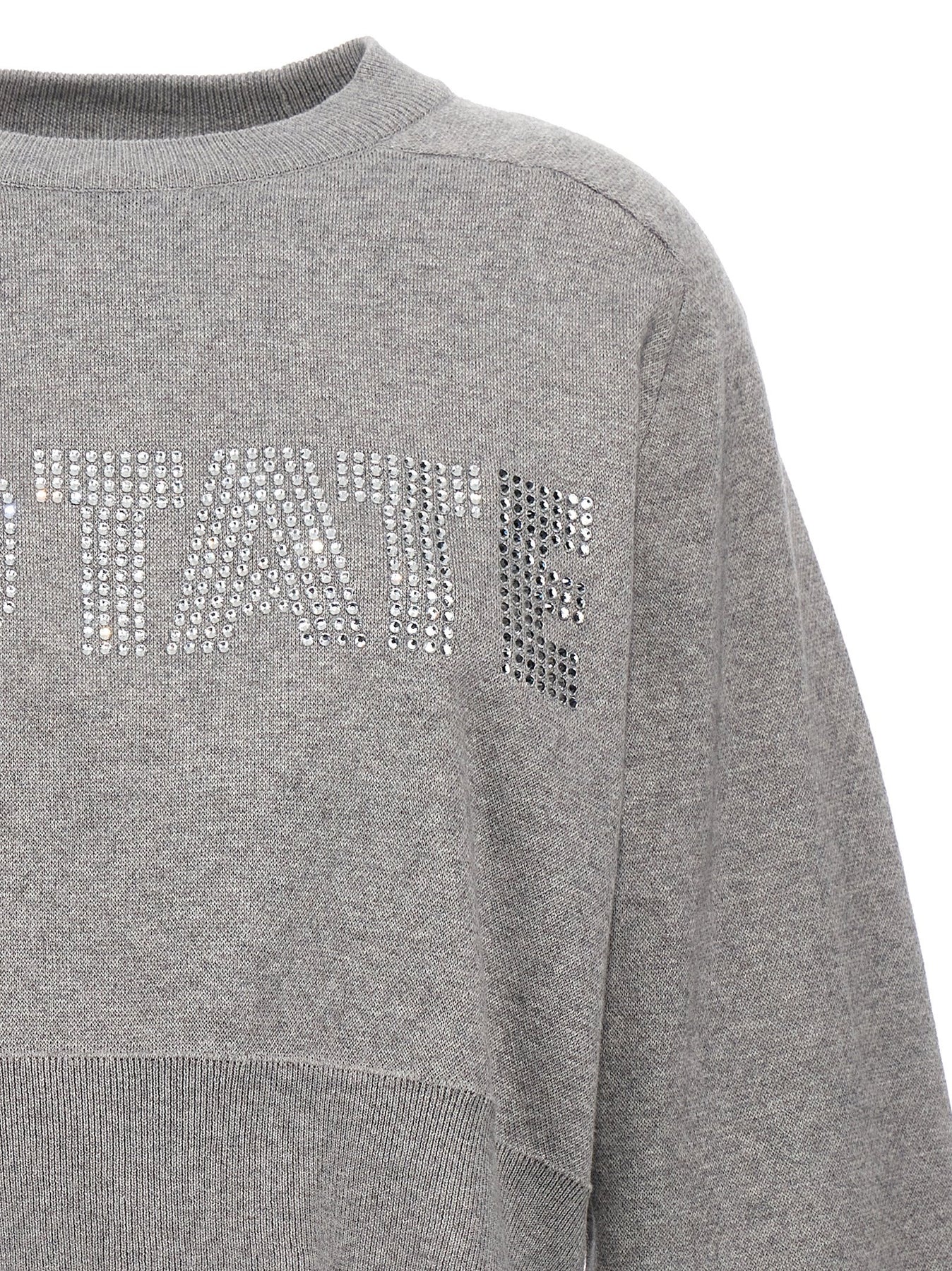 Firm Knit Cropped Sweaters And Cardigans Gray
